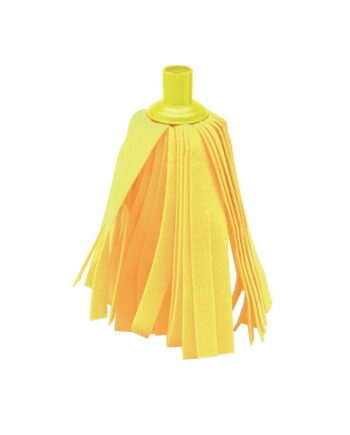 Cloth Mops - Head Replacement, Yellow Collar