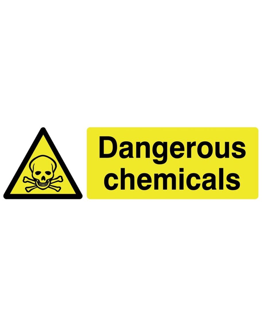 Dangerous Chemicals Sign