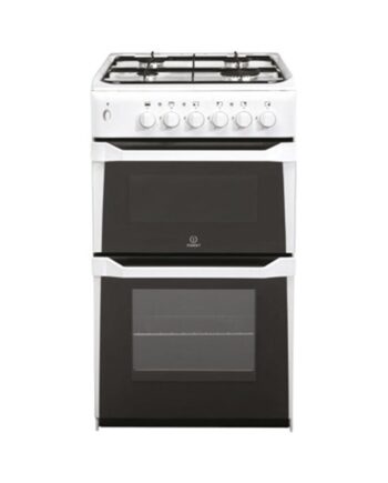 Indesit 50cm Twin Cavity Gas Cooker