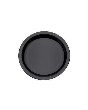 Polycarbonate Plate Black 23 cm
