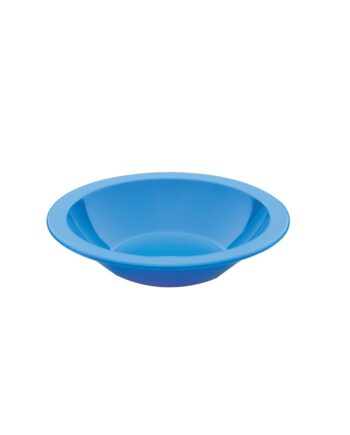 Polycarbonate Rimmed Bowl Blue 17 cm