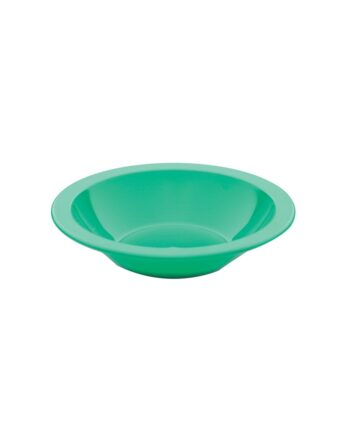 Polycarbonate Rimmed Bowl Green 17 cm