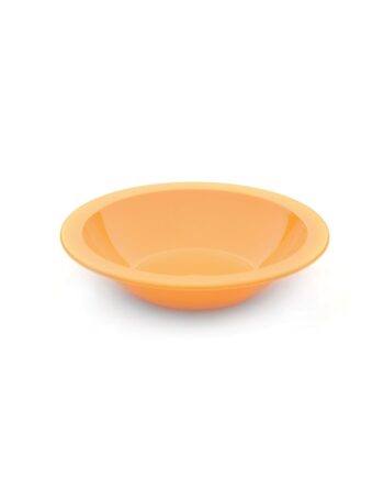 Polycarbonate  Rimmed Bowl Yellow 17 cm