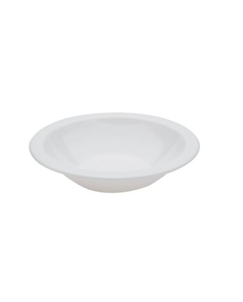 Polycarbonate Rimmed Bowl White 17 cm