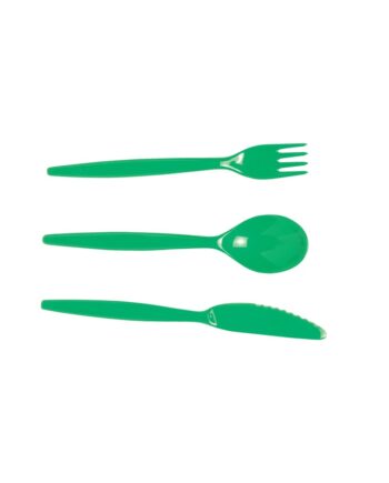 Polycarbonate Knife Small Green 18 cm Pk 10