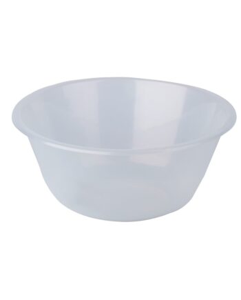 Clear Plastic Mixing Bowl 25CM