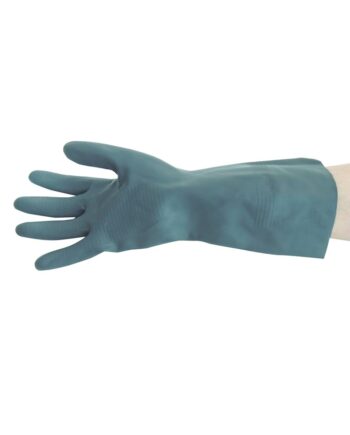 Heavy Duty Black Latex Household Gloves (Large)