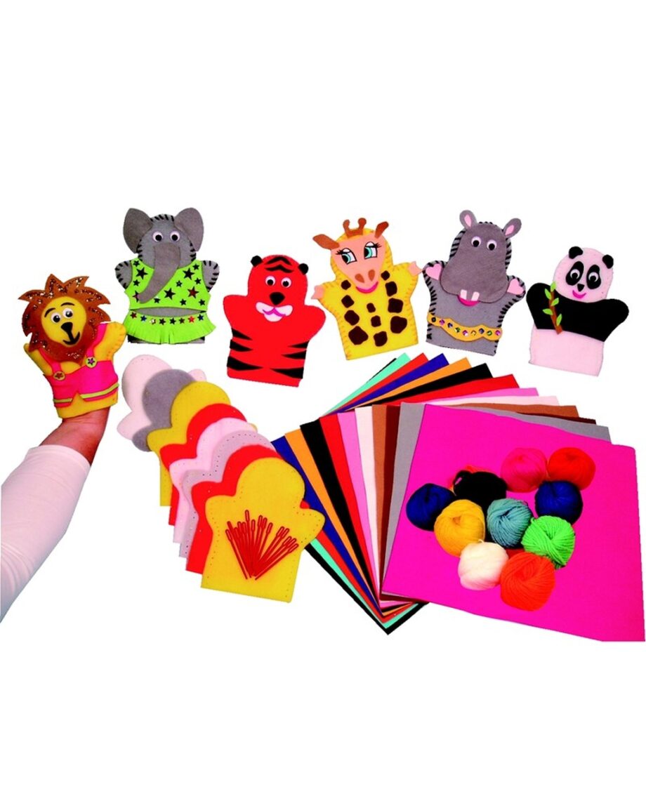 Animal Puppets Craft Kit