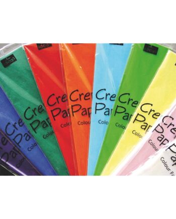 Coloured Crepe Paper 500mm x 3m Assorted Pack