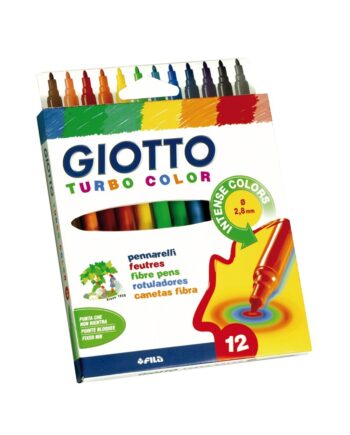Giotto Turbo Colour Fibre Tip Pens Assorted