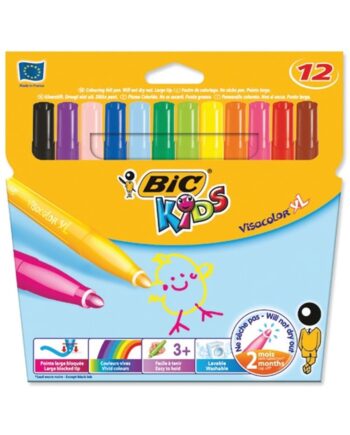 BIC Visa XL Colouring Felt Pens Assorted Colours