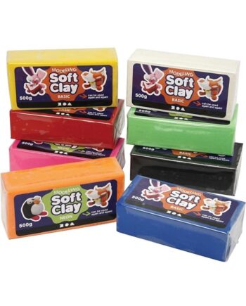 Soft Clay 500g Assorted Colours