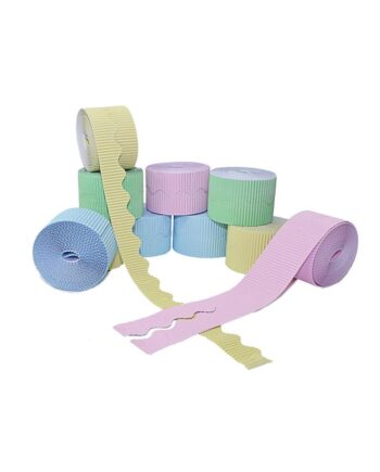 Corrugated Pastel Border Roll Pack