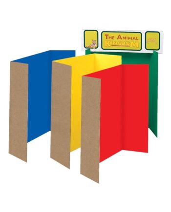Tri-Fold Presentation Boards Assorted Colours