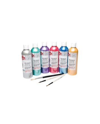 Metallic/Pearl Assorted Colours 300ml Fabric Paint