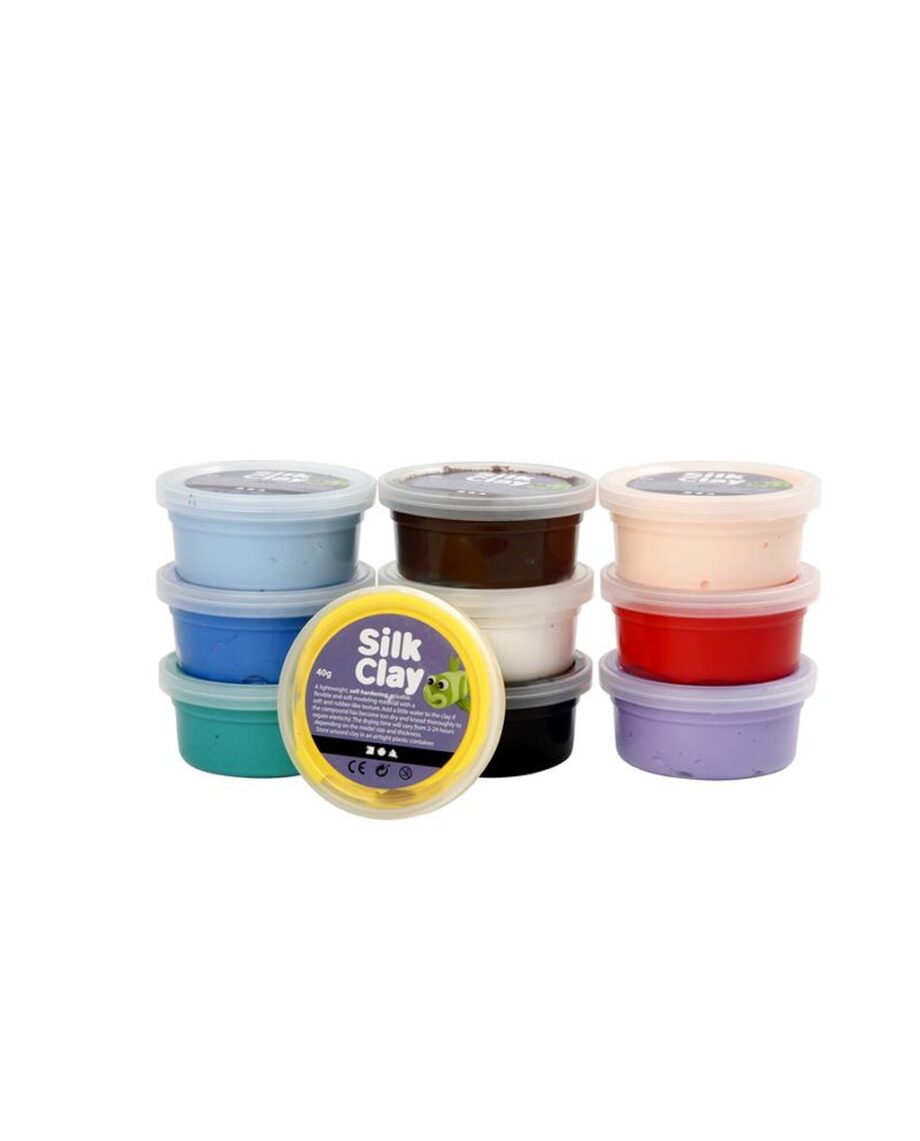 Silk Clay Basic 1 Pack Assorted Colours 40g