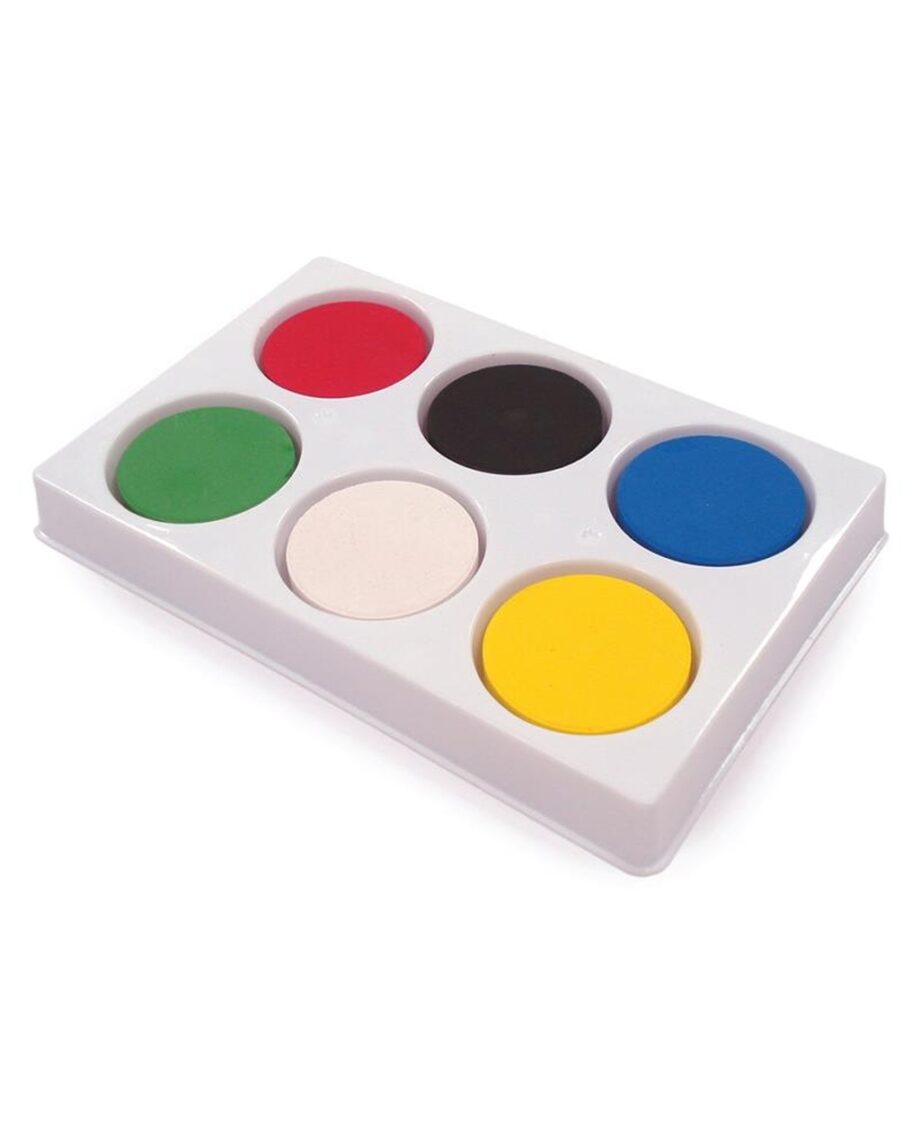 6 Well Block Palette With Paint