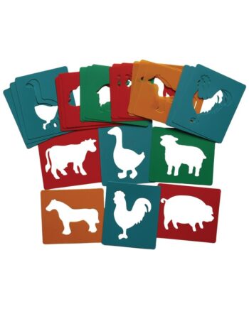 Farm Animals Stencils, 4 Each Of 6 Designs