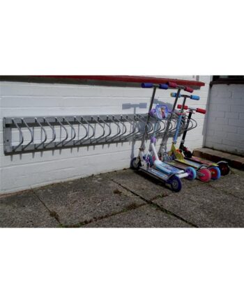 Wall Fixed Scooter Racks - 8 Scooters