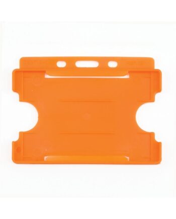 Identibadge Orange Single Sided Card Holder