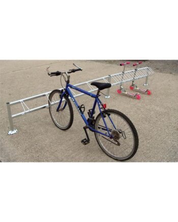 Combination Rack For  10 Scooters And 4 Bikes