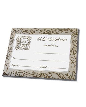 Gold Certificates