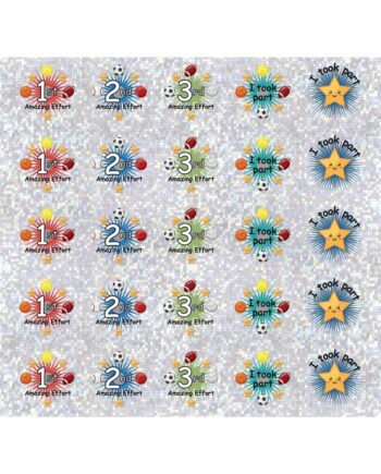 Sports Day Sparkling Stickers