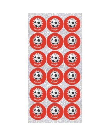 Football Sparkly Stickers