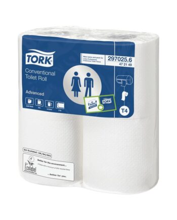 Tork White Toilet Rolls - 200 Sheets