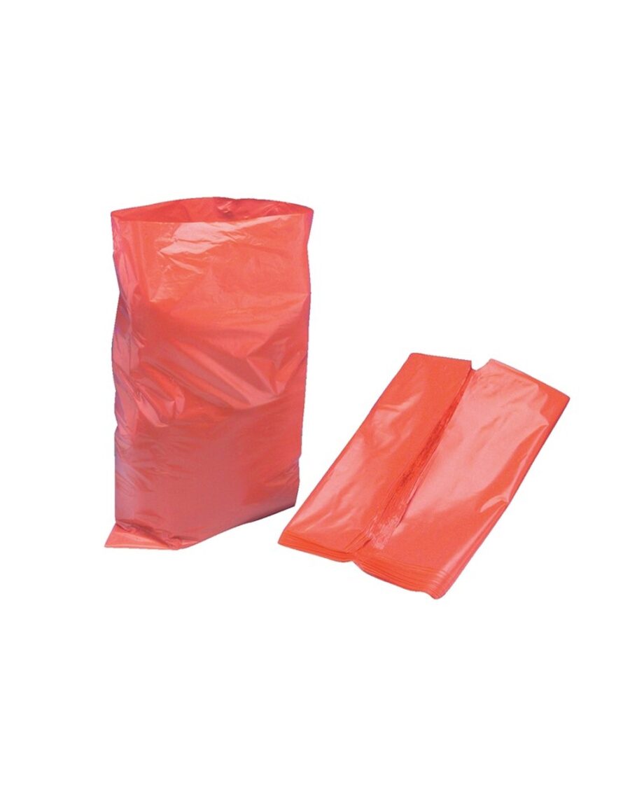 Red Plastic Refuse Sack