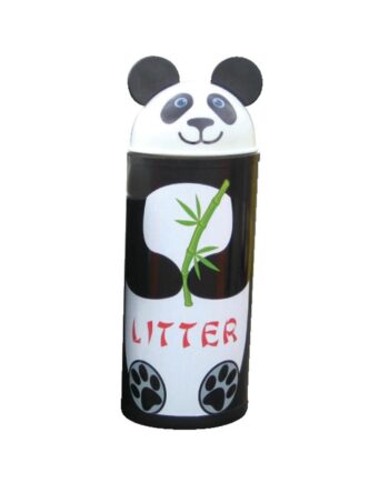 Small Panda Animal Litter Bin