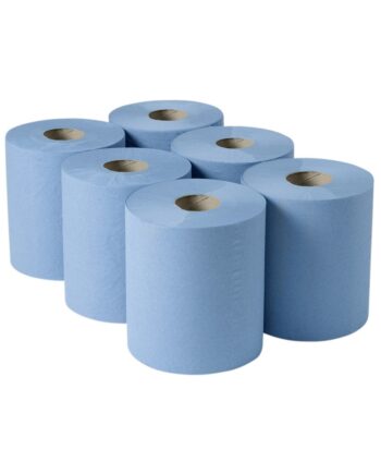Centrefeed Wiper Roll, Blue, 1 Ply, 300 Metres