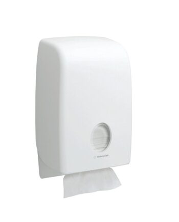 Aquarius Folded Hand Towel Dispenser - Interleaved, White