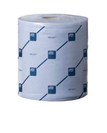 Tork Reflex Wiping Paper Plus, 2 Ply, Blue 150m x 6 Rolls