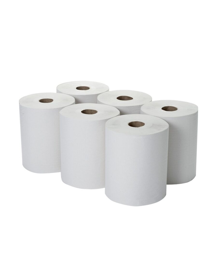 Continuous Roll Towels White