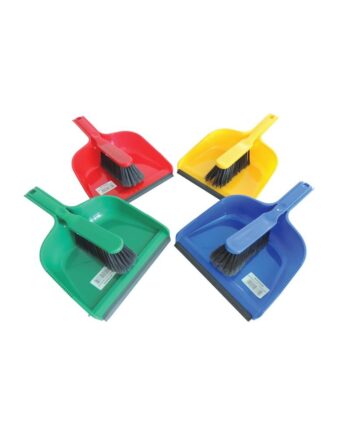 Colour Coded Dustpan And Brush - Yellow