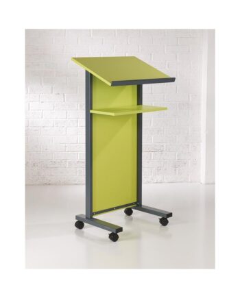 Coloured Panel Front Lectern Lime