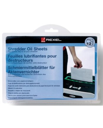 Rexel Shredder Oil Sheets - Pk 12