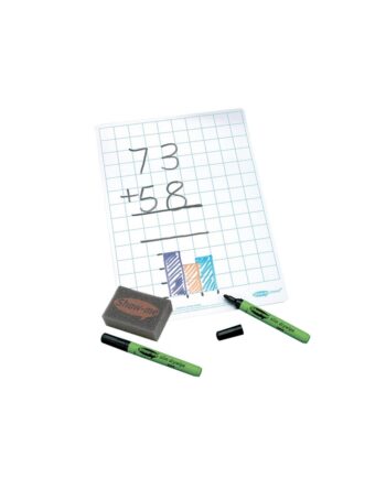 Show-me A4 Gridded Whiteboard Class Pack