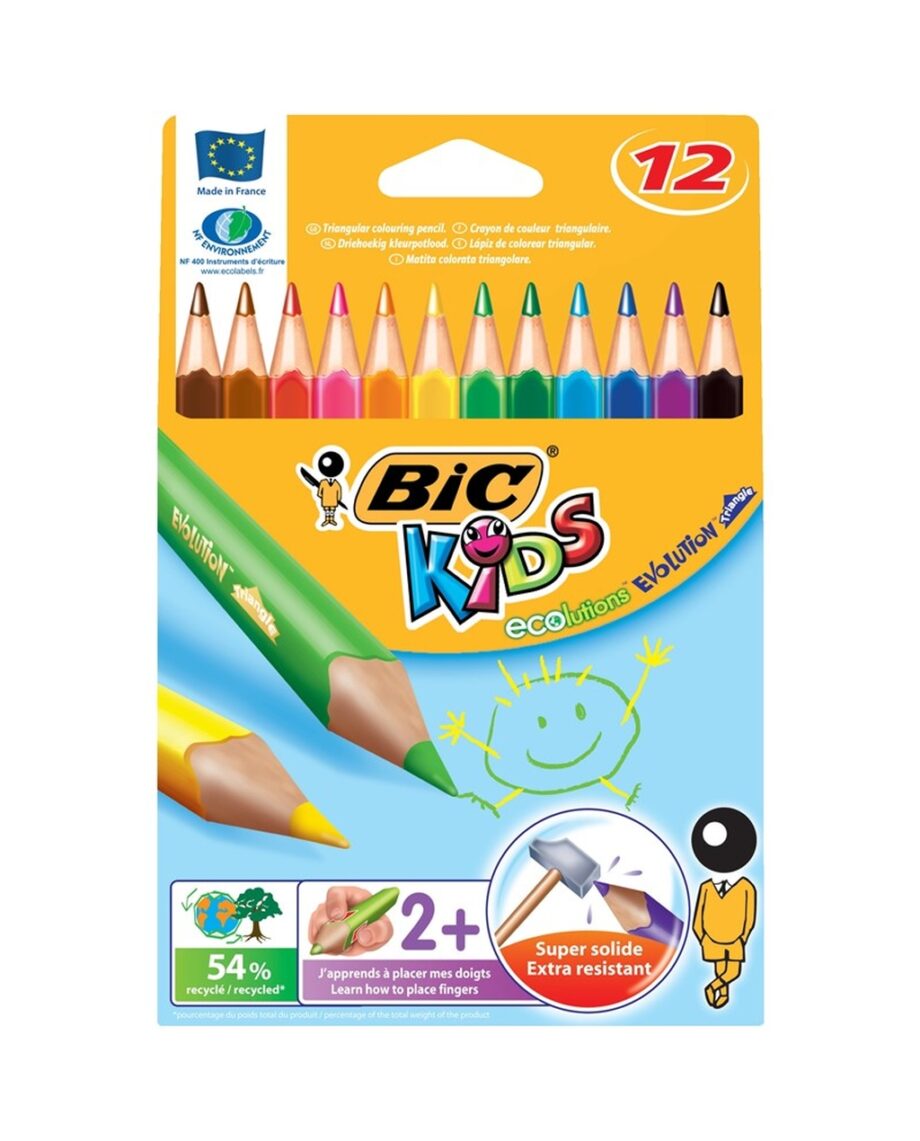 BIC Kids Evolution Jumbo Triangular Pencils