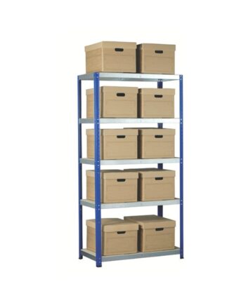 Ecorax Shelving Bay Type 5 - 10 Archive Boxes