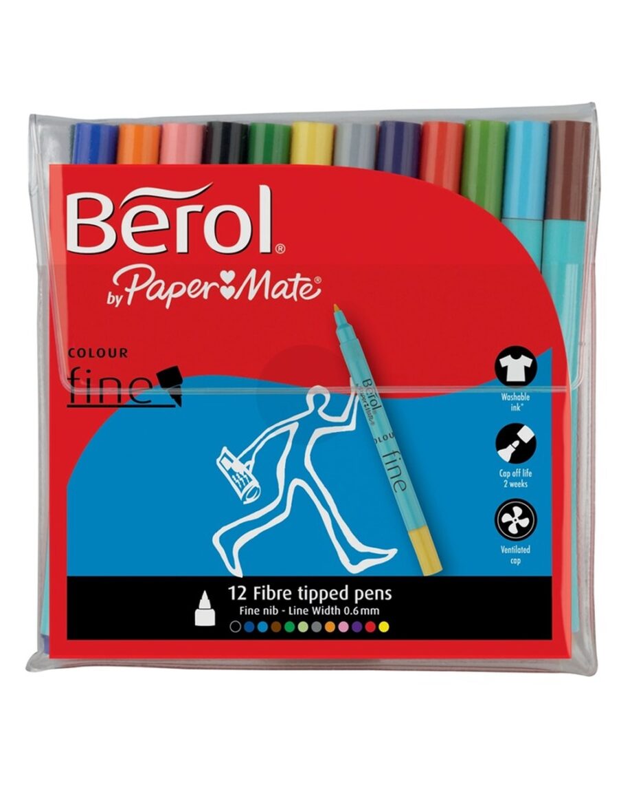 Berol Colourfine Pens - Assorted Colours