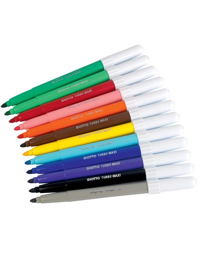 Giotto Maxi Fibre Tip Pens – Assorted Colours – Westcare Education