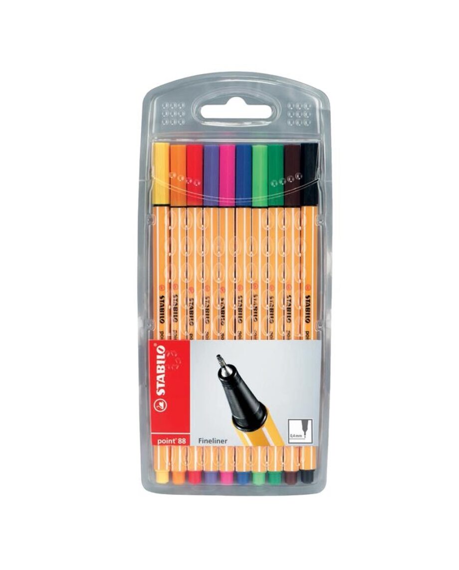 Stabilo Point 88 Fineliner Pen - Assorted Colours