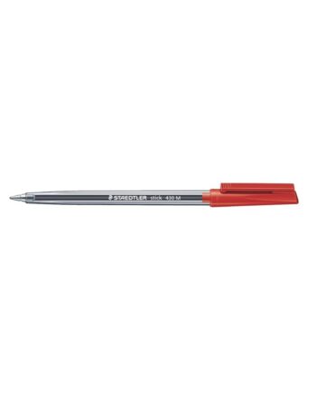 Staedtler 430 Medium  Ballpoint Pens - Red