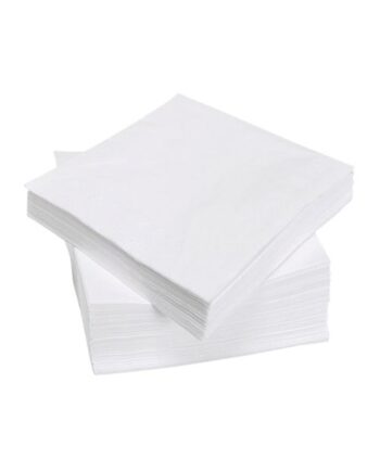 White Paper Serviettes - 2 Ply