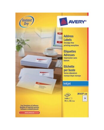 Avery Inkjet Labels - J8163, 99.1 x 38.1mm