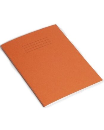 Exercise Book 9 x 7 (229 x 178mm) Orange Cover15mm Ruled 48 Pages