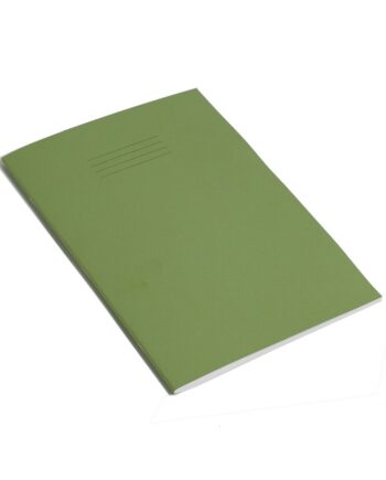 Exercise Book 9 x 7 (229 x 178mm) Light Green Cover Half 13mm Ruled & Half Plain 48 Pages