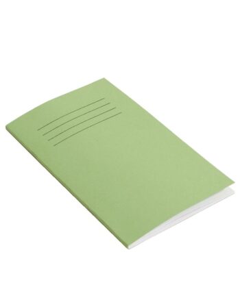 6.5 x 4 inch, 32-Page Green 140gsm Pressings Notebooks, 8mm Ruled